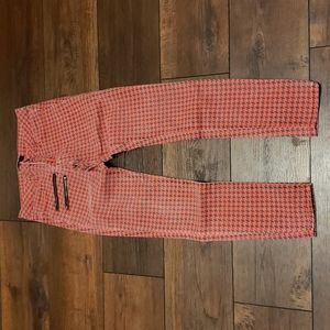 Forever 21 red houndstooth pants